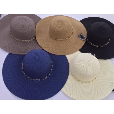 's Crushable Packable Bow Jewel Straw Floppy Hat Ribbon SPF50 Beach FL2253  eb-87549556